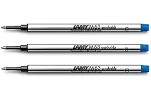 Lamy 3 ricariche per penna a sfera M63 blu (DB18560)