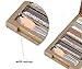 Ucanbe 5 Colors Flash Daimon Shimmer and Glitte Eyeshadow Makeup Palette,#3