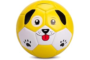 INPODAK Balon Futbol niños,Talla 2 Balon Futbol para niños de 1 a 6 años,Balón con Bomba Manual,Balones pequeños para Juegos en Interior,Exterior y jardín,Regalos Futbol niño