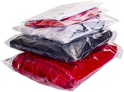 100x Clear Cellophane Cello Bags Display Self Adhesive Peel Seal Plastic OPP 10x14 inch
