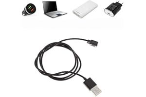 SeaAZqurtles Magnetic Smartwatch Charger Kit,2 Pin Smartwatch Charger Cable,Magnetic PVC 2 Pin 2.84mm Watch Charger Cable,Universal Smart Watch Charger Magnetic 2.84mm,Smartwatch Accessories