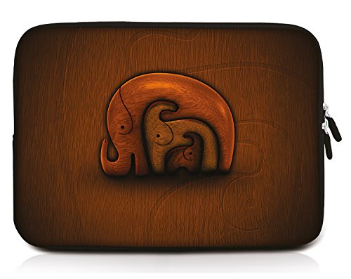 Sidorenko Designer Laptophülle für Laptops mit einer Bildschirmdiagonale von 33-33,8 cm ( 13-13,3 Zoll, MacBook Air, Macbook Pro Retina Display ) neopren max. Geräteabmessungen 32,5 cm x 23 cm
