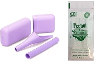 Shewee She Pee Extreme Reusable & Portable Female Urination Device. Festival, Camping, Car, Hiking Essentials. Stand to Pee Funnel W/Travel Case, Extension Pipe & Peebol Urine Bag –