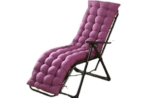 uyeoco Cuscino per Sedia a Sdraio-Chaise Longue e sedie da Giardino Reclinabili-Materasso per Lettino Prendisole-Cuscino Divano per Esterni- per Veranda e Interni (Color : #6, Size : 48 * 170cm)