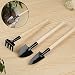 Produktbild EMVANV 3 Mini Garden Tools Schaufel Harke Spaten Garten-Topfpflanzen lösen Boden Set Holzgriff Garden Tools Kinder Werkzeug