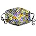 Produktbild Vbnbvn Unisex Mundmaske,Wiederverwendbar Anti Staub Schutzhülle,Spring Flowers Field Adult Fashion Mouth-Masks Washable Safety 100% Polyester Comfortable Breathable Health Anti-Dust Half Face Masks