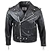 Produktbild LEDERJACKE MOTORRADJACKE BIKER JACKE CHOPPER ROCKABILLY HERREN WINTER SOMMER- 2010(XXS)