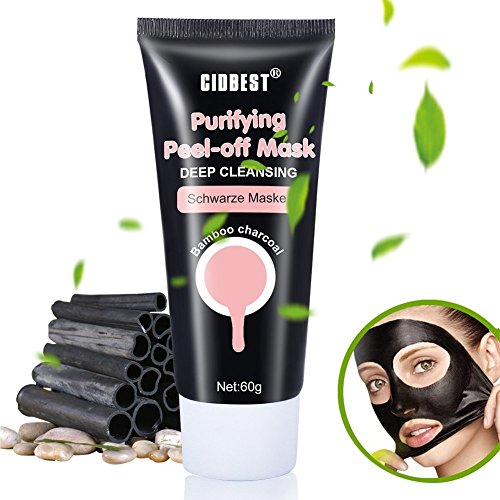 Mitesser Entferner Maske , Black Head Maske, Mitesser Maske, Gesichtsmasken Schwarz, Peel Off Maske, Bamboo Charcoal Blackhead Remover Mask CIDBEST® Suction Schwarze Maske, Black Mud Mask, Tiefenreinigung Pore Mitesser Entferner Anti Akne Öl-Kontrolle Peel off Maske, Peel Off Maske Bambuskohle Schlamm-Gesichtsmaske - 8