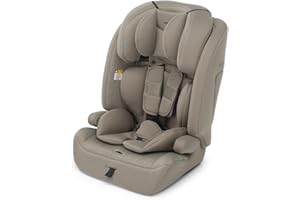 Foppapedretti Seggiolino Auto Babyroad New I-Size, per bambini da 76 a 150 cm di altezza, 15mesi-12 anni, conforme ECE R129, Fissaggio a 3 punti,Safe Body Protection,Protezione Impatti Laterali,Silver