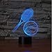 Produktbild 3D Illusion Nachtlampe Touch Des Tennis-Licht-Sieben Führte Sichtgeschenk-Dekorations-Schreibtisch Geführte Nachtlicht Luminaria Führte Kinderlampe