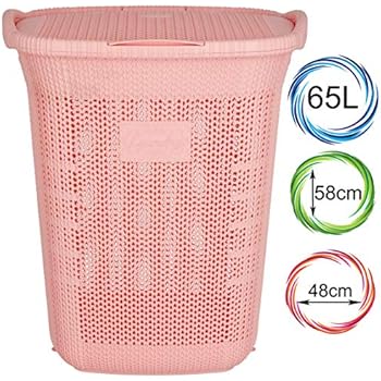Ondis24 Wäschekorb Wäschepuff Wäschetruhe belüftet aus pflegeleichtem