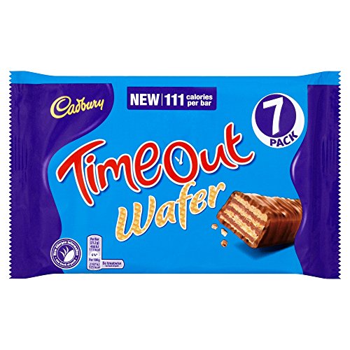 Cadbury Timeout Wafer Bars, 7 x 21.2g