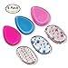 AUTOPKIO Silicone Powder Puff set of 6, Make up Sponge Silicone makeup Blender Puffs for Foundation BB Cream Blush Concealer Cosmetic Makeup Tools