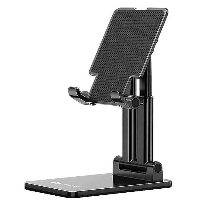 TYROCX Smart Holder Adjustable Mobile Stand for Online Classes Study Phone Stand for Table, Bed, Youtuber Video Recording Desktop Stand,Gaming, Tripod Compatible with All Mobiles (White)