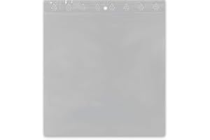 UNIVERS GRAPHIQUE 50 bolsa zip 200 x 200 mm bolsas con cremallera de cierre 20 X 20 cm cierre a presión estándar ECE alimentairet compatible congelación