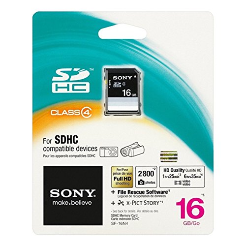 Sony SF16N4 Class 4 Standard 16GB SDHC-Speicherkarte - 4