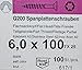Produktbild SPANPL.SCHRAUBE A2 6,0X100 TX A100ST