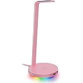 Razer Base Station V2 Chroma - USB Hub ve RGB Aydınlatmalı Kulaklık Standı (7.1 Surround Sesli USB Hub, Entegre Kulaklık Tutu