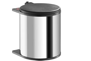 Hailo 371510 Poubelle de tri 15 l (Inox) (Import Allemagne)
