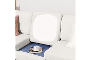 BOLUXIU Coprisedile per Divano Fodera per Cuscino del Sedile del Divano Coprisedile per Divano da Soggiorno Elastica Elasticizzata Colori Multipli per tutti i divani