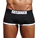 Produktbild Yesmile Herren Unterwäsche Herren Unterwäsche Unterhosen Slips Sportslips Briefs aus Baumwolle (L, Schwarz)