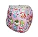 Alva Baby 6pcs Pack Pocket Washable Reusable Cloth Diaper with 2 Inserts Each (Girl Color) 6DM09 (Baby/Babe/Infant - Little ones)