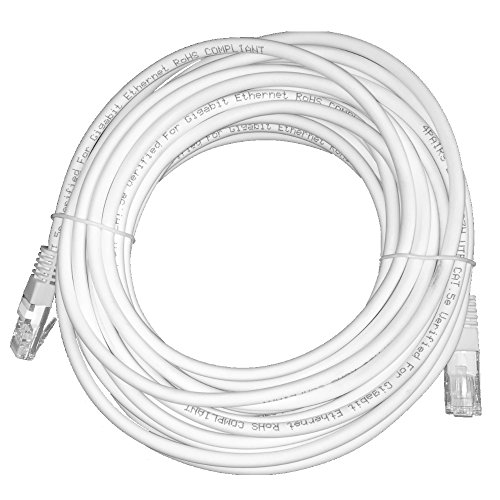 Preisvergleich Produktbild Patchkabel als Netzwerkkabel 10m weiss CAT5