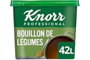WINE AND MORE KNORR Bouillon de Légumes en Pâte 850 g – Base culinaire végétale concentrée pour soupes, sauces et plats mijotés