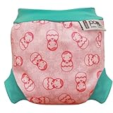 Close Parent - Swimsuit, Design of Russian doll XL (31 cm Leg x 46 cm Waist x 22 cm Length) Pink and Blue
