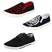 Earton Men Canvas Pack Of 3 Loafers & Moccasins RS.498.00