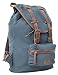Produktbild Rucksack Gusti Leder studio "Hagen" Sportrucksack Daypack City Lederrucksack Groß Retro Canvas Braun Blau 2M64-29-17