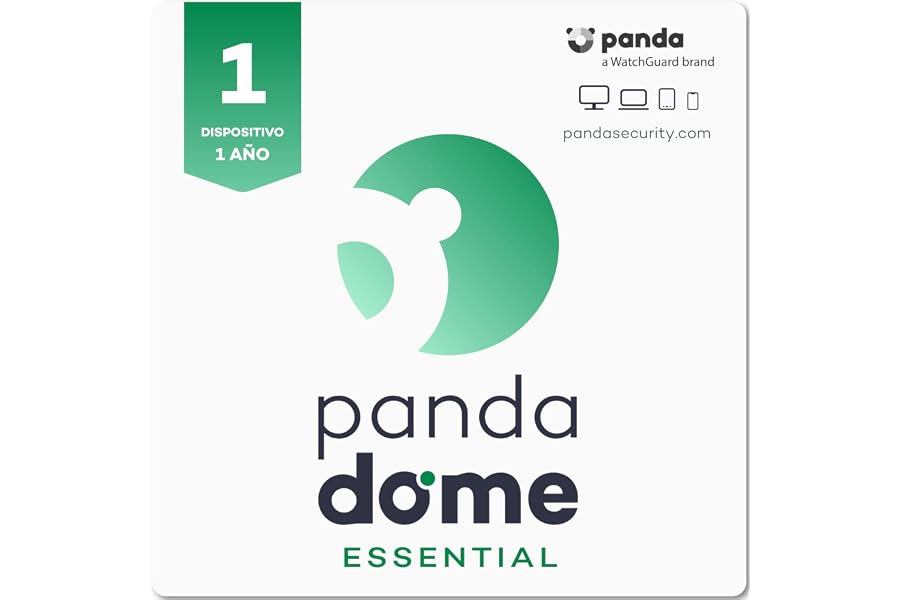 Panda Dome Essential – Antivirus Cloud y VPN (1 dispositivo), Essential, 1 Dispositivo, 1 Año, Código de activación enviado p