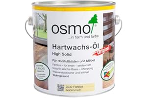 Osmo Hartwachs-Öl Original Farblos Seidenmatt 2,50 l - 10300002