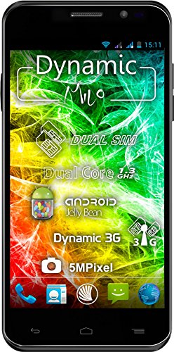 NGM Dynamic Milo Smartphone, 4 GB, Dual SIM, Nero [Italia]