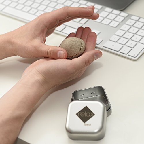 Anti-stress relax Sand Premium Qualität | Meditation, Entspannung und Stressabbau im praktischen Taschenformat | Mehr Konzentration und Fokus | Ergotherapie - 2