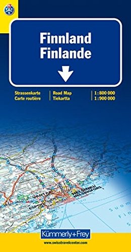 Télécharger Carte routière et touristique : Finlande Francais PDF