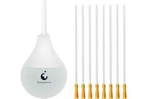 TopQuaFocus Enema intestinal de 224 ml • 8 tubos adicionales estériles envasados como ayuda para encogimiento.