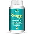 ANC Hydrolyzed Multi Collagen Peptide with all 5 Types of Collagen Including TYPE I, II, III, V & X Supports Skin, Hair, Nails & Joints 120 Tablets
