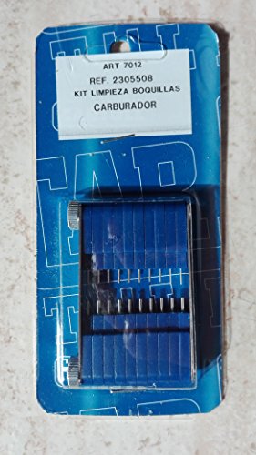 Cleaning Kit/Feeler Gauge for Nozzles (Chiclets) Carburettor Moto