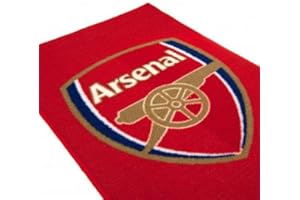 Arsenal F.C. Rug- bedroom rug- approx 80cm x 50cm- 100%Polyamide- machine washable- on a header card- Official Football Merchandise