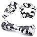 Price comparison product image Silicone Rubber Protective Skin Case Cover For 6.5" 2 Wheels Hoverboard Scooter Black and White