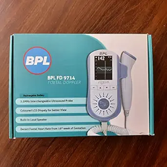 BPL FD 9714 Rechargeble Fetal Dopplar For Baby Heart Rate Monitoring