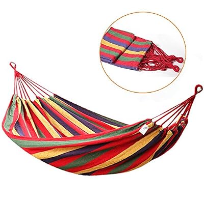 Stoga Hamac Coloré en Toile Hamac, Peut Supporter 204 kg/hamac 2 Personnes/hamac Jardin/Voyage et Camping Hamacs