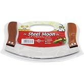 STEEL MOON DOUBLE WOOD HANDLE ARMOR BLADE CUTTER - CHOPPER 24 x 14 x 1.5 cm (5264)