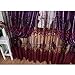 Youpin Luxurious Voile Curtains 1mx2.5m Upscale Jacquard Yarn Curtains Tulle for Door Window Decor (Purple)