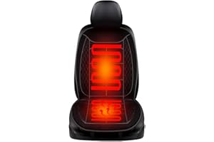 Möge Auto Sitzauflagen Winter Pkw Sitzauflage Universelles Sitzkissen Sitzmatte Sitzpolster Autositz Auflage Mit Voller Rückenlehne Autositzbezüge(Black,1)