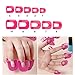 Ckeyin ® 2*26 Pcs Spill-proof Nail Gel Model Clip Overflow Prevention DIY Tool