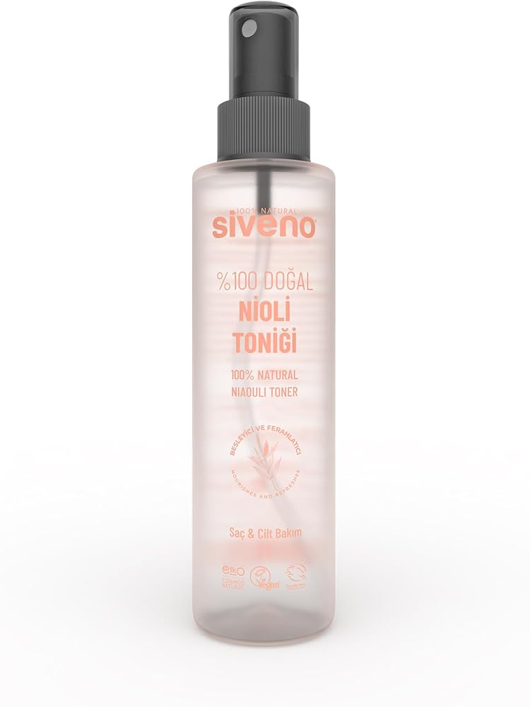 Siveno%100 Doğal Nioli Suyu Kötü Koku Önleyici Arındırıcı Ferahlatıcı Hassas Bölge Toniği 150 ml