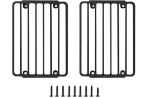 AXspeed 1 Paire de grilles de Protection de Phare LED en métal pour Voiture 1/10 RC TRX6 Crawler (Grille de Phare Avant)
