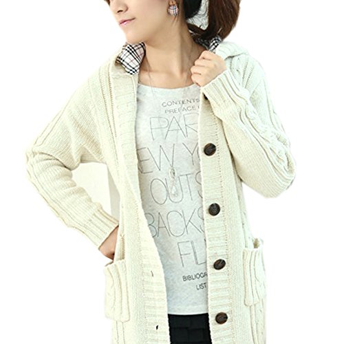 Zeagoo Women's Long Sleeve Hoodie Coat Cardigans trench Sweater